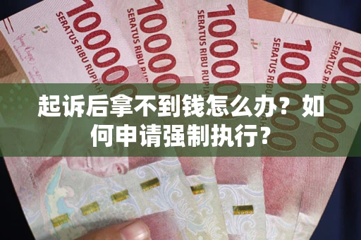 济南起诉后拿不到钱怎么办？如何申请强制执行？