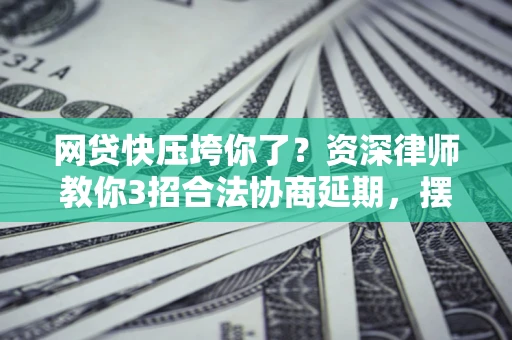 济南网贷快压垮你了？资深律师教你3招合法协商延期，摆脱暴力催收！