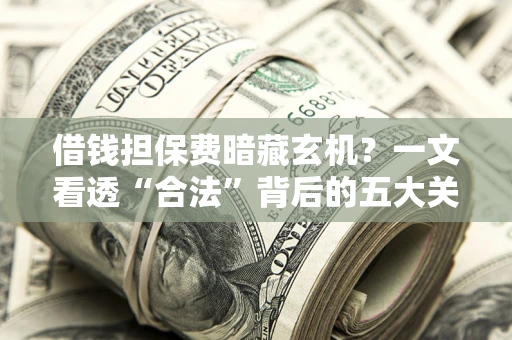 济南借钱担保费暗藏玄机？一文看透“合法”背后的五大关键陷阱