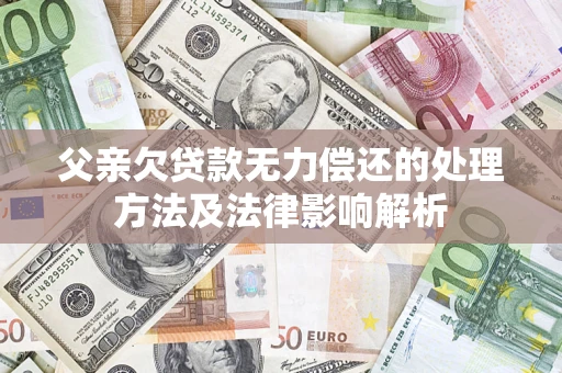 济南父亲欠贷款无力偿还的处理方法及法律影响解析