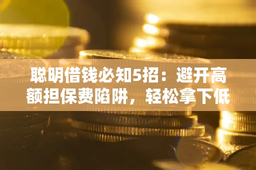 济南聪明借钱必知5招：避开高额担保费陷阱，轻松拿下低息贷款