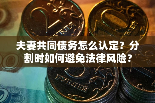 济南夫妻共同债务怎么认定？分割时如何避免法律风险？