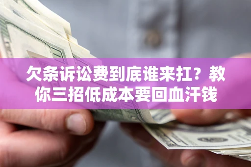 济南欠条诉讼费到底谁来扛？教你三招低成本要回血汗钱